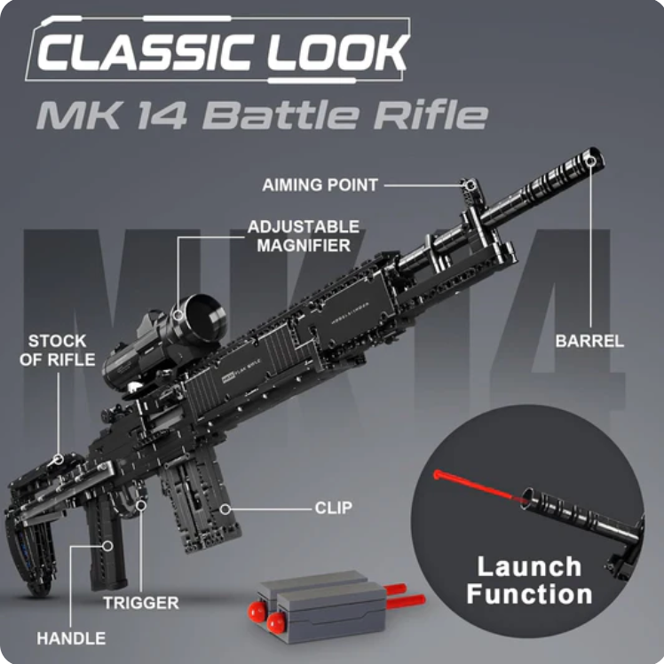 Mk-14 - Block Ops (1600+ Pieces)