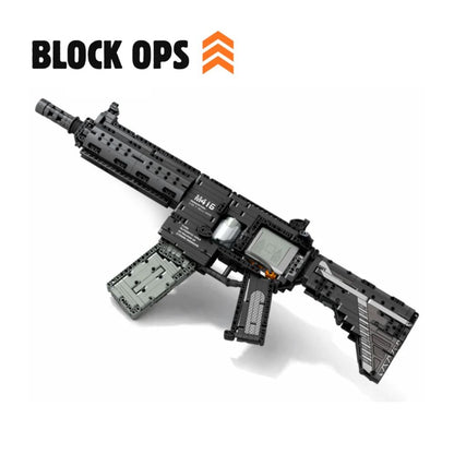 M416 AR - Block Ops (1100+ Pieces, Battery Powered)